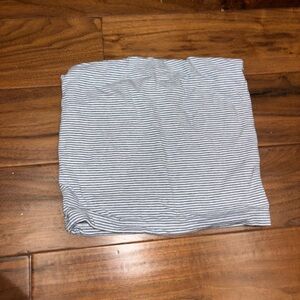Brandy Melville Striped Tube Top size small blue and white
